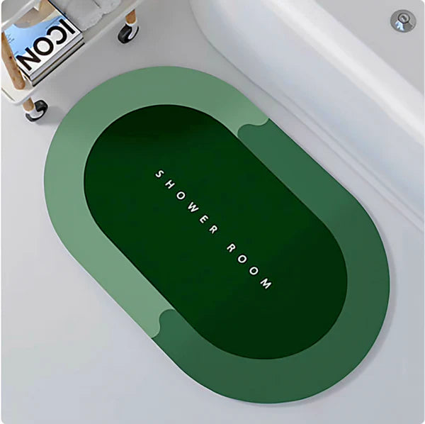 Dry floor in an instant with this super absorbent mat!