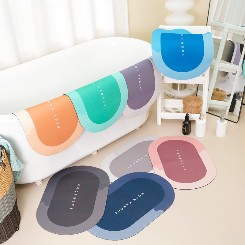 Dry floor in an instant with this super absorbent mat!