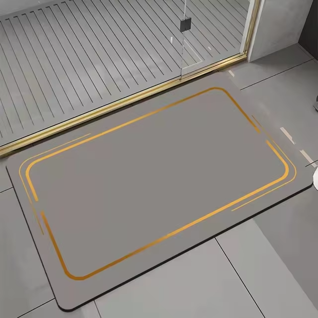 Dry floor in an instant with this super absorbent mat!