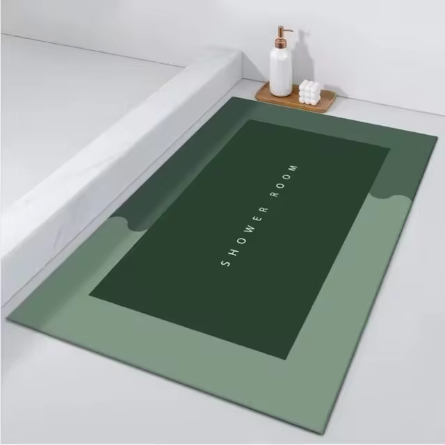 Dry floor in an instant with this super absorbent mat!