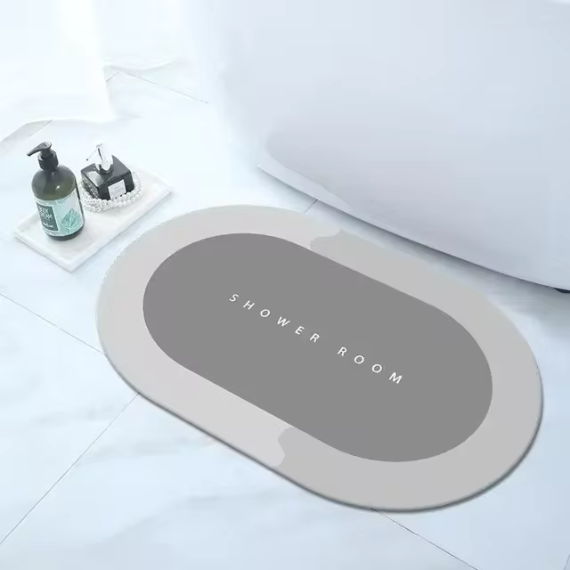 Dry floor in an instant with this super absorbent mat!