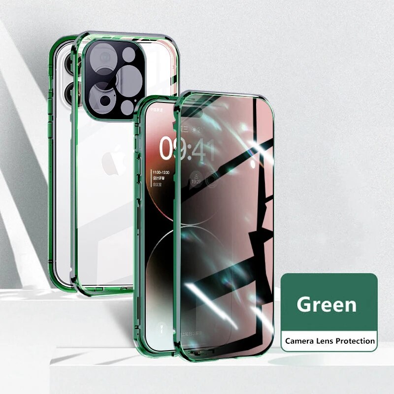 Étui magnétique anti-regards